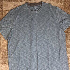 NWOT Van Heusen S/S Cotton Dress T-shirt in Light Grey, XL